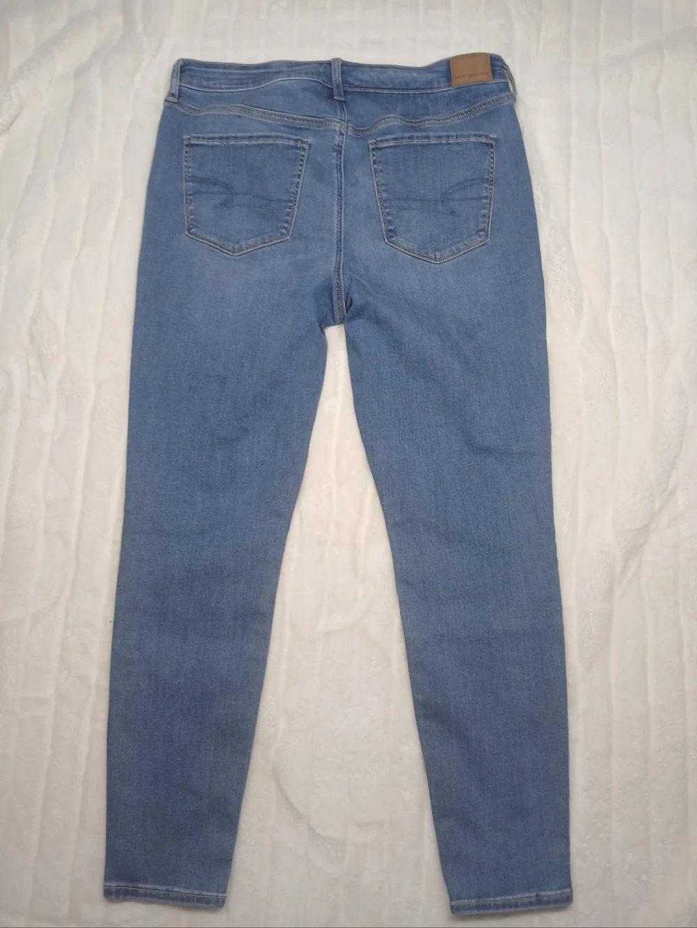 American Eagle High Rise Jegging Light Wash Jeans Size 16 - Picture 6 of 9
